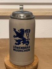 1l Bierkrug Masskrug Krug Bier Brauerei Löwenbräu München