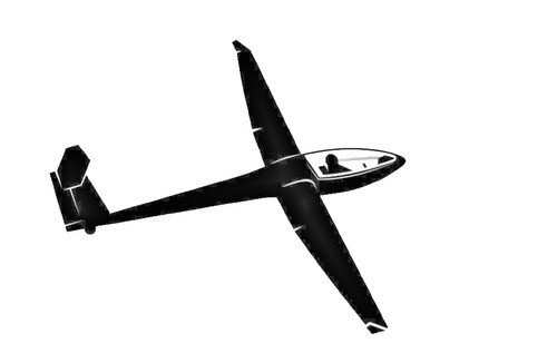 Segelflieger aufkleber sticker - aufkleber,