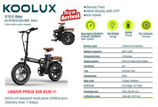 Koolux X10 Klapprad E-Bike