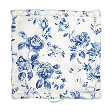 Greengate Sitzkissen Box cushion Amanda, Indigo 50x50x10 cm