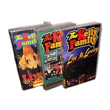 Neu: 3x Kelly Family VHS Live
