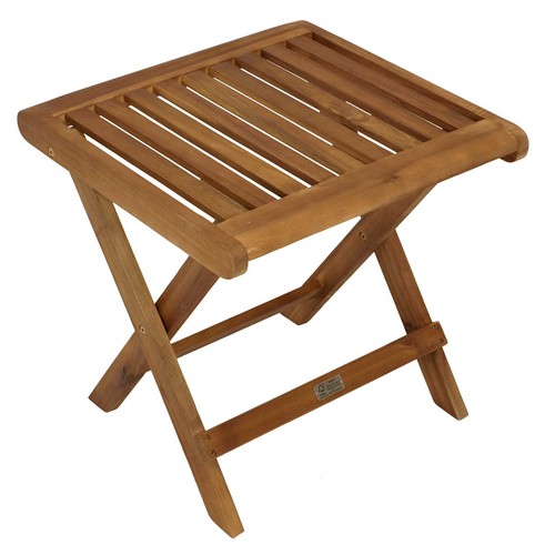 Klapphocker 45x45cm akazie - klapphocker, 45x45cm,