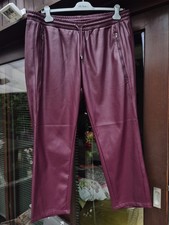 Hose,48,Bordeaux,Leder Optik,Dehnbund,Taschen,Benotti,Neu,TOP!!