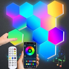 10 Stück Hexagon LED Panel