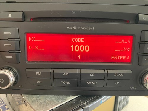 Original audi concert radio - audi,