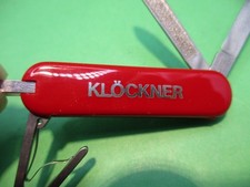 VICTORINOX kleines Schweizer Taschenmesser Classic , rot, KLÖCKNER, 6 Funktionen