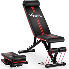 KM-Fit klappbare Hantelbank Multifunktion Training Fitness Bauchtrainer 400 kg