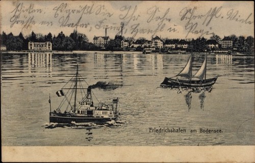 Friedrichshafen am - ak,
