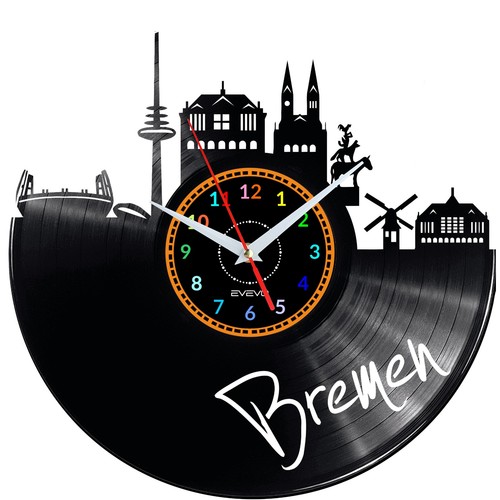 Bremen wanduhr uhr - wanduhr,
