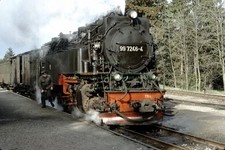 Original Dia / slide DR incl. (c): 99 7246 - 4 Harzquerbahn 05/1974 K057