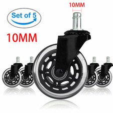 5x 10mm Stuhlroll Bürostuhl