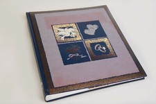 Hochzeitsalbum Fotoalbum Blau Beige Vorderseite verblichen 28x30 Henzo