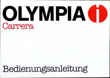 Olympia Carrera Typenrad-Schreibmaschine Bedienungsanleitung Manual