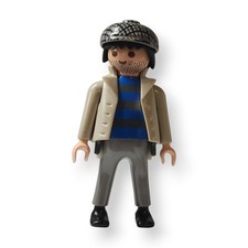 Playmobil Figur Mann Seemann Matrose Bart Mütze Streifenhemd Hafen Fischer