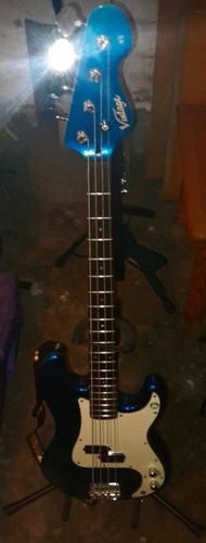 Vintage bass gitarre mit - vintage, e-bass-gitarre