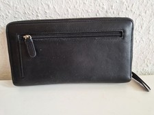 Picard Portemonnaie Echtes Leder Geldbörse Schwarz 19 x10