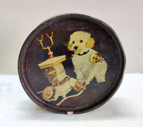 Vintage pudel hund - vintage, jb