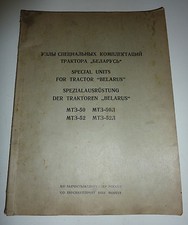 DDR BELARUS MT3-50 MT3-52 Schlepper Traktor Spezialausrüstung 