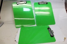 3x DIN A4 Klemmbrett Klemmmappe Schreibplatte Schreibbrett Schreibmappe
