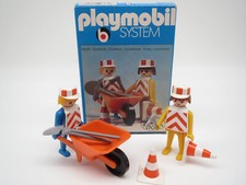 Playmobil 3161 System Klicky  "Exclusiv-Set Bauarbeiter" in OVP (von 1976)RAR!