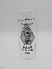 Fußball-Weltmeister 1954 Glas - Werner Kohlmeyer - Hannen Alt Brauerei - 0,2 l