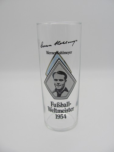 Fußball weltmeister 1954 - 1954, glas
