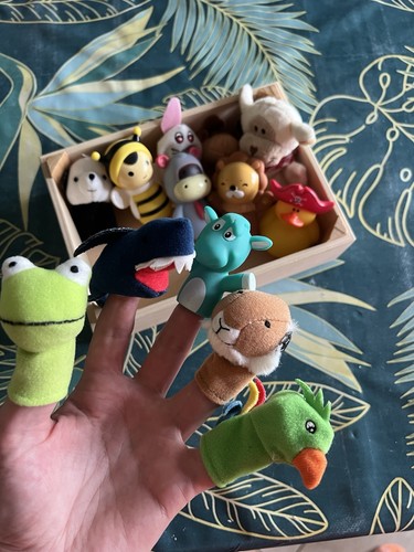 Fingerpuppen tiere set - tiere,