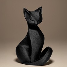 Cat #2 Statue  Schwarze Katze