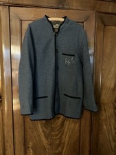 Wolljanker Blau 100 % Wolle Gr