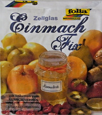 Bringmann 303 folia Einmach-Fix Zellglas 1 x 3 Bogen 60x33 cm anbei Etiketten