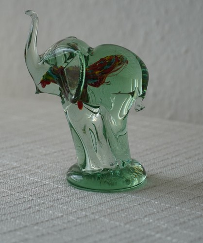 Figur elefant grün mit - figur,