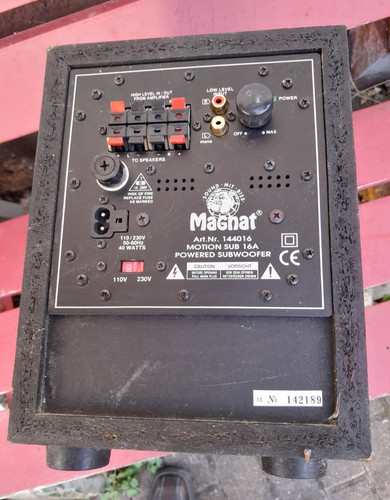 Magnat box powered sub - powered, sub-woofer