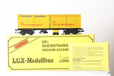Lux-Modellbau 8810M H0 Gleisstaubsaugerwagen m Mabuchi-Motor OVP (325556) #5944#
