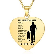 Halskette Tochter herz