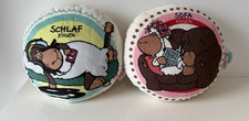 2 Nici Kissen Schlafkissen Sofakissen Schaf Jolly Mäh ca. 25 cm Durchmesser