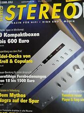 STEREO 7/08 LUXMAN R 1500,YAMAHA CD S  A S 1000,KRELL KID,COPULARE i CORAL,AUDIO