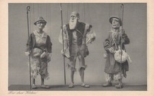 Postkarte Marionettentheater