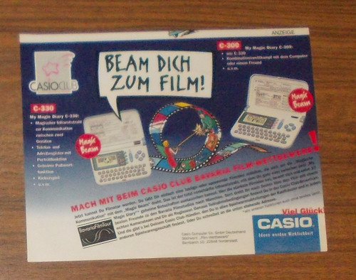 Seltene werbung casio - c-330, my
