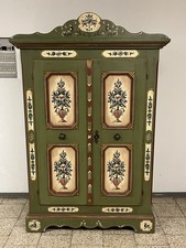 Voglauer Set Schlafzimmer Kleiderschrank Eckschrank Kommode alt grün TOP