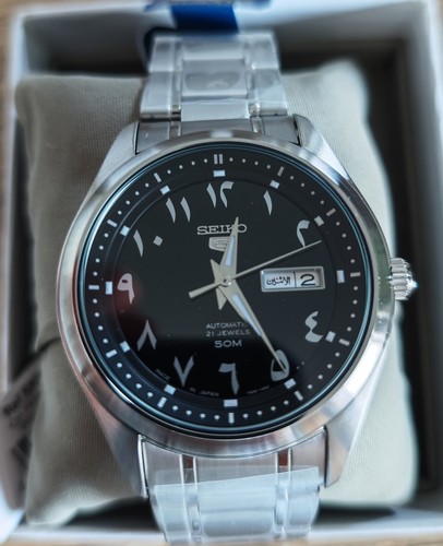 Seiko automatic black arabic - seiko,