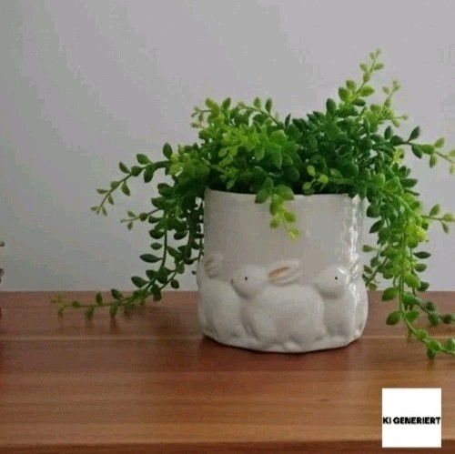 Blumenübertopf osterhasen - blumenübertopf,