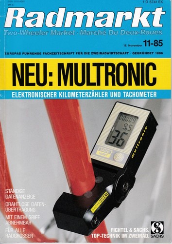 Radmarkt ausgabe 1985 - radmarkt,