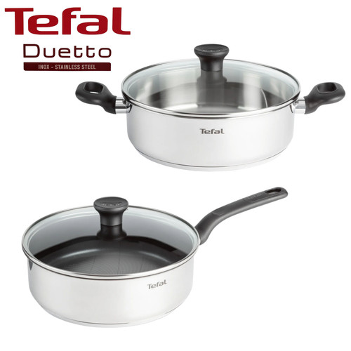 Tefal duetto edelstahl - tefal,