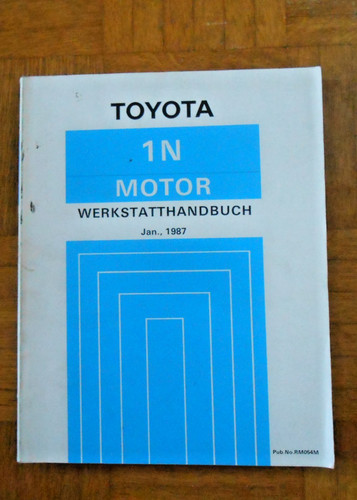Werkstatthandbuch toyota - toyota, 1n