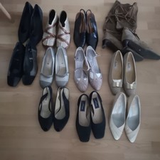 DAMEN Stiefel Pumps Schuhe GR. 39/11Paar Rieker Comma GÖRTZ Marken Paket Leder 