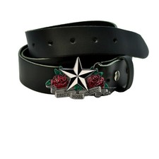 Rockabilly Tattoo Buckle OldSchool nautic star Rosen motiv Gürtelschnalle *100