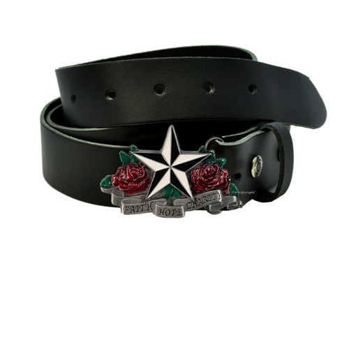 Rockabilly tattoo buckle - rockabilly,