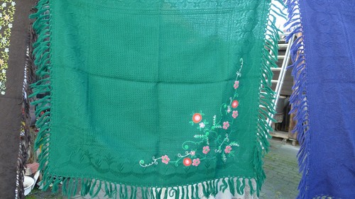 Waffeltuch wolle hessen tracht - wolle,