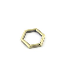 Sechseckiger  Ring-Karabiner