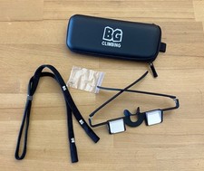 BG Belay Glasses Black  Kletterbrille Sicherungsbrille - Ecken gesplittert